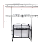 ProX Mesa Facade Truss Lighting Stand showing structural truss framework and mounting details