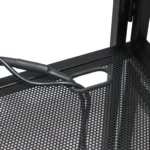 ProX MESA MEDIA MK2 DJ facade table workstation close-up detail showing construction and mounting hardware