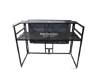 ProX MESA MEDIA MK2 DJ facade table workstation dimensional diagram with measurements and specifications