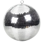 ProX mirror ball stand package showing tripod base and mounting hardware detail