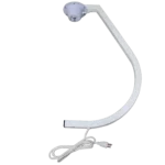 ProX white 16-20 inch C shaped mirror ball with free standing hook and 1 RPM motor