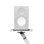 ProX white side mounting shelf for B3 DJ table workstation with mounting hardware detail