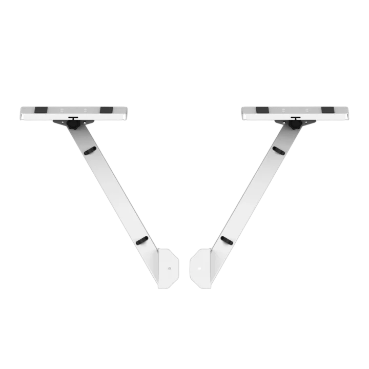 ProX white audio monitor DJ lighting side mounting stand shelf for B3 DJ table workstation