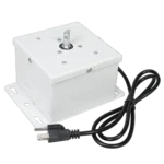 ProX MOTOS upright mirror ball motor white finish showing oscillating mechanism and mounting hardware detail