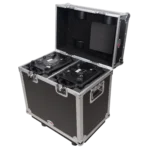 ProX XS moving head lighting case with casters, fits two beam moving head units