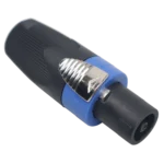 ProX NL4 SpeakON male connector showing contact pins and locking mechanism detail