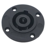 ProX NL8 SpeakON female round panel-mount connector with gold-plated contacts and locking mechanism