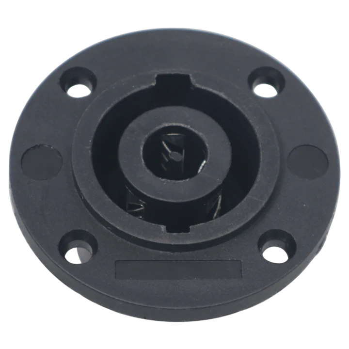 ProX NL8 SpeakON female round panel-mount connector with gold-plated contacts