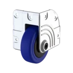 ProX Penn-Elcom 3 inch heavy duty zinc side corner caster with blue wheel detail