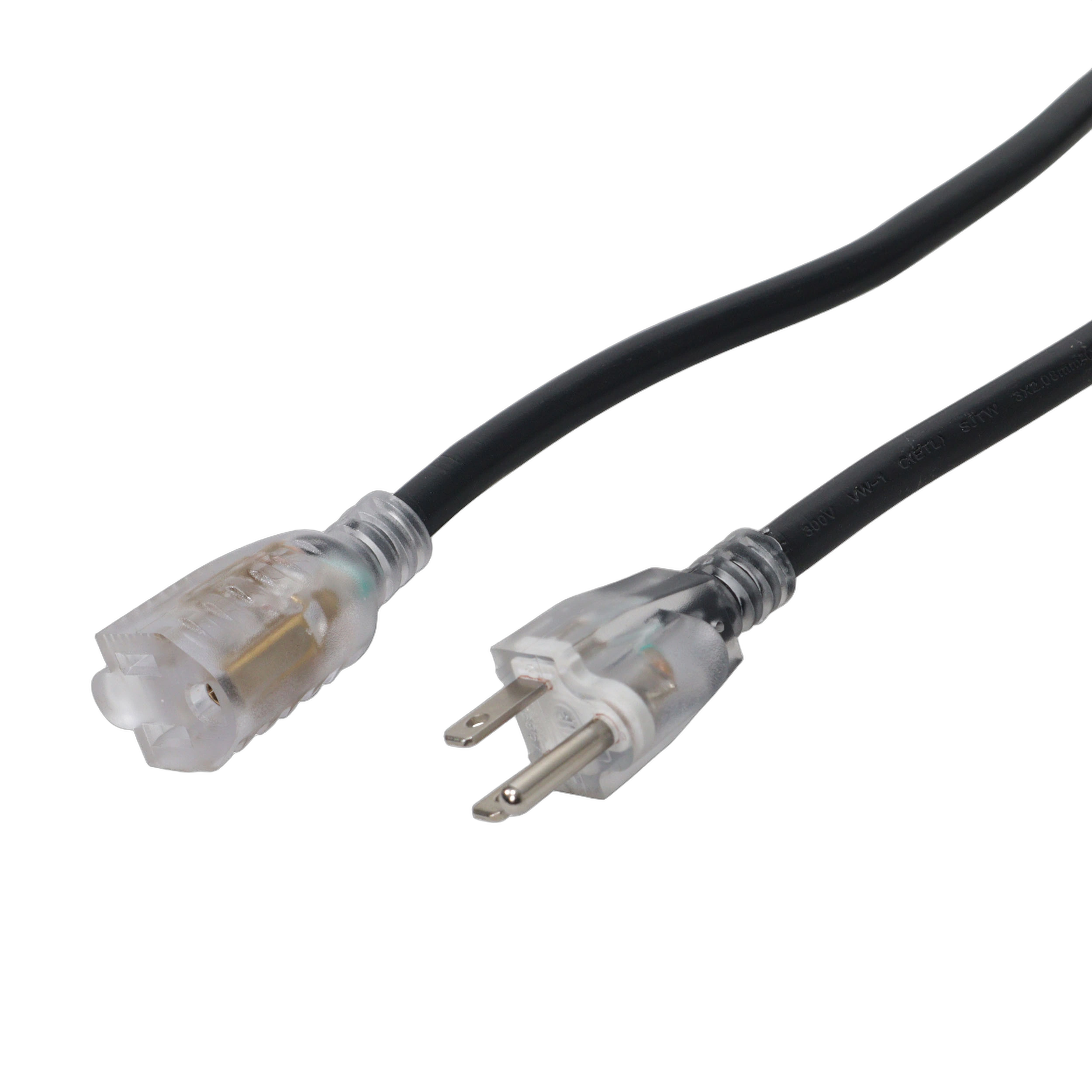 ProX 25 ft. Power Extension Cord NEMA 5-15P ProX 25 foot power extension cord with NEMA 5-15P to 5-15R connectors, 14AWG SJTW cable