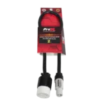 ProX PowerCON gray connector to female Edison power cord 12AWG gauge professional audio