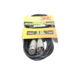 ProX 10 ft premium microphone cable XLR connectors dimensional diagram specifications