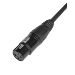 ProX premium microphone cable showing XLR male connector detail and cable construction