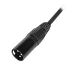 ProX 20 ft premium microphone cable XLR-M to XLR-F connector detail closeup