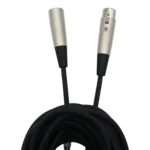 ProX 50 ft premium microphone cable XLR-M to XLR-F connector detail view
