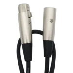 ProX Premium 3 ft microphone cable with gold-plated XLR male to female connectors