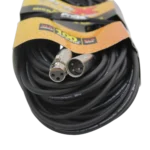 ProX 100 ft premium microphone cable XLR-M to XLR-F dimensional diagram specifications