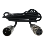 ProX 10 ft. premium microphone cable XLR-M to XLR-F connector side profile