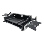 ProX Prestige flight case for Yamaha DM7 mixer showing protective foam interior and hardware details