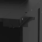 ProX Pro microphone holder for B3 workstation mounted on stand in black finish