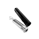ProX TS mono female solder connector with gold-plated contacts and solder terminals