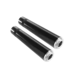 ProX 1/4 inch TS mono female solder connector with gold-plated contacts and solder terminals