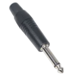 ProX 1/4 inch TS mono male solder connector showing solder terminals and contact points