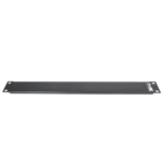 ProX 1U rack panel blank space showing mounting holes and professional finish detail