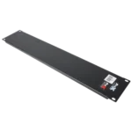 ProX 2U rack panel blank space showing mounting holes and professional finish detail