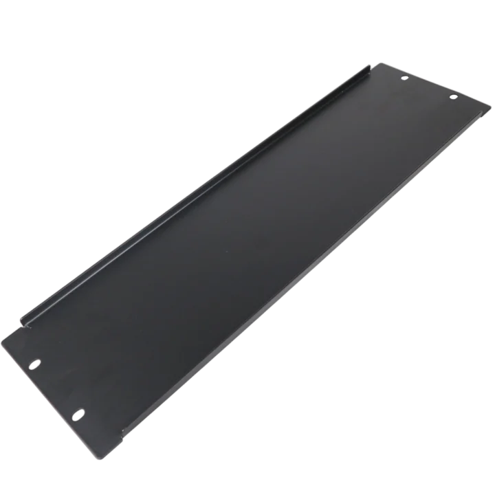 ProX rack panel blank 3U space showing side profile and mounting depth