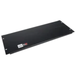 ProX 4U rack panel blank space with black finish and mounting hardware