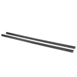ProX PX-T-RR16 16U rack rail kit steel construction side profile showing mounting hardware