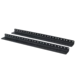 ProX PX-T-RR8 heavy duty steel rack rail kit 8U space front view