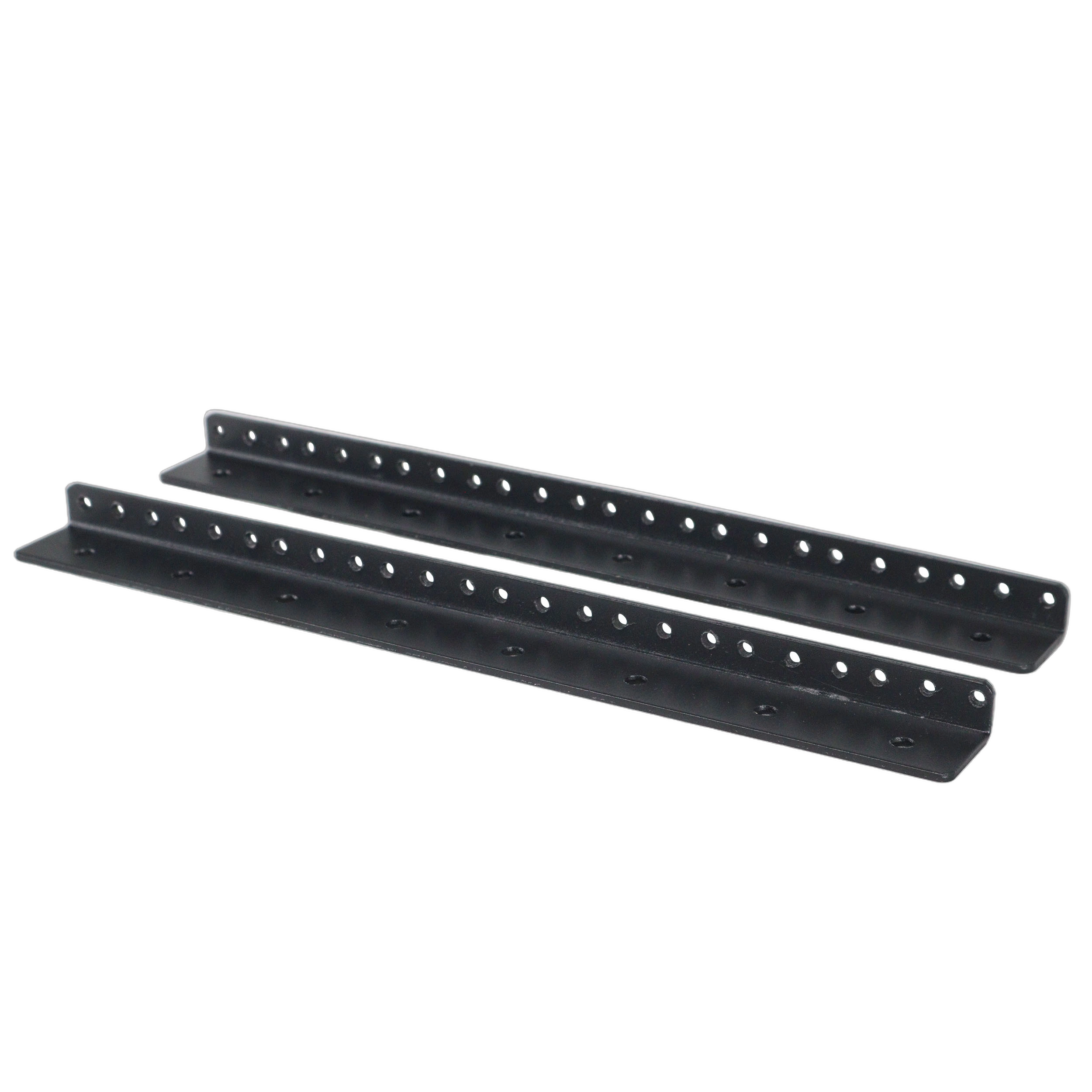 ProX Heavy Duty Steel Rack Rail Kit 8U ProX PX-T-RR8 heavy duty steel rack rail kit 8U space front view