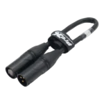 ProX RDNet 1 ft. XLR-M to RJ45 cable connector detail showing professional audio networking connection