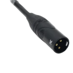 ProX RDNet cable with XLR male connector and RJ45 end, side profile view showing connector design