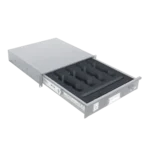 ProX replacement foam insert for 2U rack drawer with four microphone slots, secondary view detail