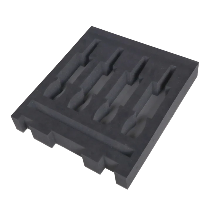ProX replacement foam insert for 2U rack drawer designed to hold four microphones securely