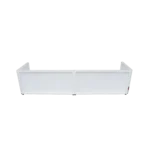 ProX white replacement scrim set showing front and side panels for six foot table top facade