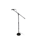 ProX round base microphone stand rear panel showing base construction and support structure