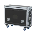 ProX Santosom protective case for grandMA3 onPC Command Wing and FaderWing, side profile showing rugged construction