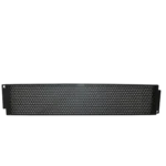 ProX Security Rack Panel 2U Space with locking mechanism and ventilation slots front panel