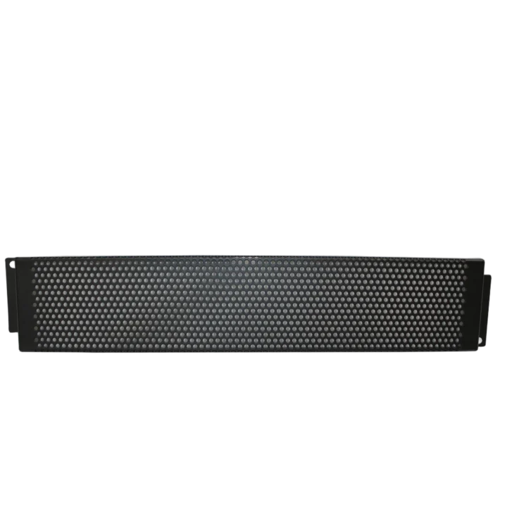 ProX Security Rack Panel 2U Space with locking mechanism and ventilation slots front panel