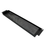ProX security rack panel 2U space showing locking mechanism and mounting hardware detail