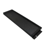 ProX security rack panel 3U space showing locking mechanism and ventilation detail