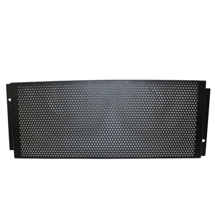 ProX Security Rack Panel 4U Space with locking mechanism and ventilation slots front panel