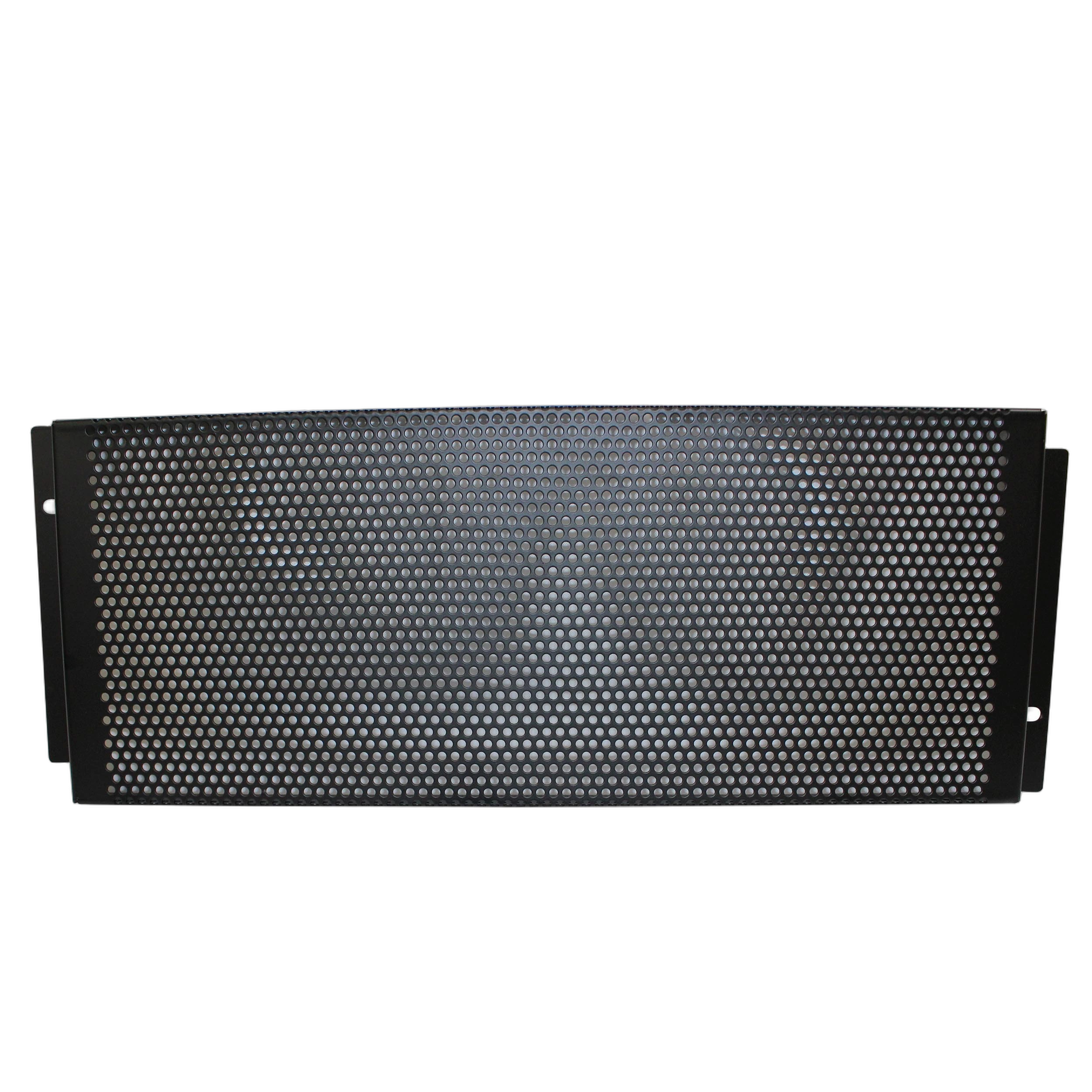 ProX Security Rack Panel 4U Space Front View ProX Security Rack Panel 4U Space with locking mechanism and ventilation slots front panel