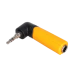 ProX Seetronic 3.5mm male to 1/4 inch female right-angle stereo adapter connector