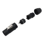 ProX Seetronic IP65 waterproof power-out connector plug with sealed contacts and UL certification