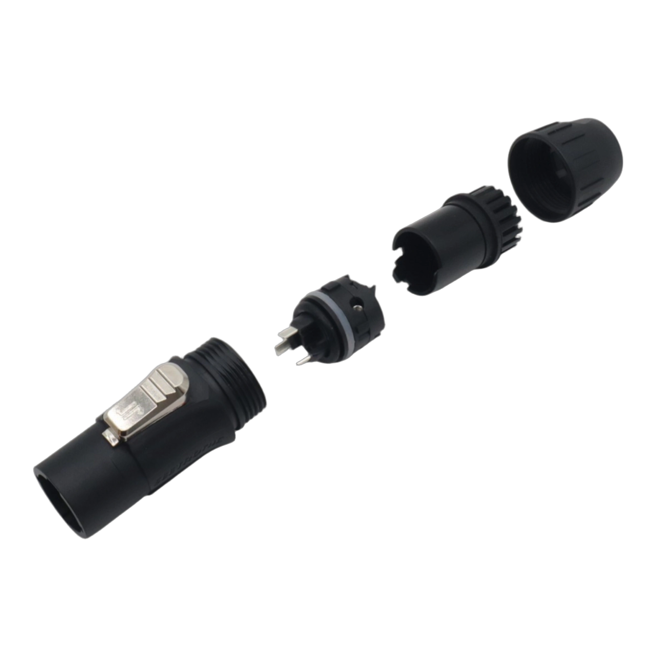 ProX Seetronic IP65 Waterproof Power Connector Plug ProX Seetronic IP65 waterproof power-out connector plug with sealed contacts and UL certification